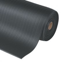 Alfombra Antifatiga Airug 410 - 60 x 91 cm Negro PVC - Ergonómica y Cómoda - Notrax