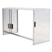 Marquesina urbana BikeBox 1 Basic AE - Gris - 1 plaza - 850x2050x1250 mm - WSM