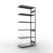 Schulte - Elemento adicional easy-fix una cara 2500x1000x500 galvanizado