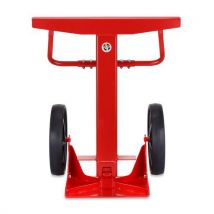 Carga 40t - Altura 900-1022mm - Soporte Seguridad Telescópico RAL 3020 Rojo - Crash Stop