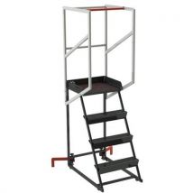 Fimm - Escalera estrecha fimm con ruedas y 4 peldaños