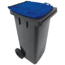 Manutan Expert - Contenedor móvil clasific. Desechos - 120 l - azul - manutan