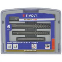 Tivoly - Maletín de extractores de pernos y tornillos - tivoly