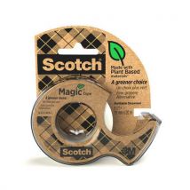 Scotch - Cinta scotch magic + 1 dispensador reciclado - scotch