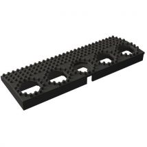 Plastex - Borde de pvc plastex lok (hembra) longitud: 50 cm negro