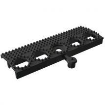 Plastex - Borde de pvc plastex lok (macho) longitud: 50 cm negro