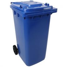 Manutan Expert - Cubo de basura full color - 240 l - azul - manutan