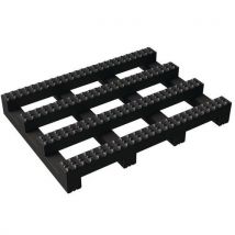 Plastex - Rejilla trackgrip malla ancha 60 cm x 10 m negra