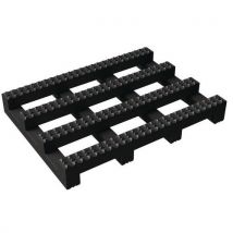 Plastex - Rejilla trackgrip malla ancha 91 cm x 10 m negra