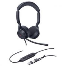 Yealink - Microauriculares con cable uh44 dual teams usb-c/a - yealink