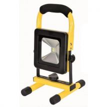 Agecom diffusion - Proyector de obra portátil led 10 w 500 lúmenes con batería