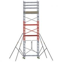 Facal - Andamio modular con ruedas y base plegable alto 620-p