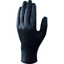 Guantes Desechables Nitrilo Negro V1460 - T9/10 - Alimentario y Protección Química - Uso Único - Delta Plus