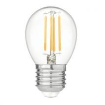 Velamp - Bombilla led filamentos miniesfér. P45 4 w/470 lm e27 4000 k