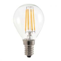 Velamp - Bombilla led filamentos miniesfér. P45 4 w/470 lm e14 4000 k