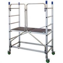 Facal - Andamio modular con ruedas y base plegable alto 205-p