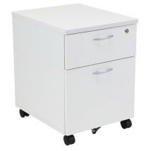 Artarredi - Cajonera móvil solo 2 cajones blanco