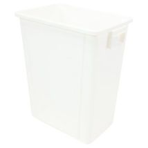 Contenedor Recogida Selectiva 40L Blanco - Plástico Polipropileno - Rectangular - 10 Años Garantía - Manutan Expert