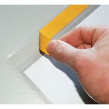 Manutan Expert - Funda portadocumentos transparente a4 v - adhesiva - manutan