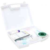 Maletín Primeros Auxilios Universal 1-5 Personas - Blanco - Compacto y Completo - Manutan Expert