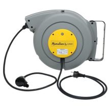 Manutan Expert - Enrollador 22 m+15 m-3g 15 mm² h07 rn-f toma y clavija nf