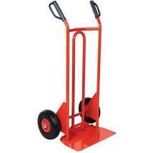 Fimm - Carretilla con pala fija con ruedas a prueba de pinchazos capacidad 150 kg