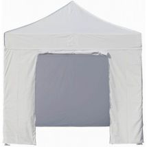 Furnitrade - Carpa impermeable de aluminio 3x3 m con 3 paredes y 1 puerta