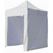 Furnitrade - Carpa impermeable de aluminio 2x2 m con 3 paredes y 1 puerta