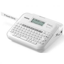 Brother - Etiquetadora Profesional PT-D410 Azerty - Oficina - Blanco - Cinta TZe