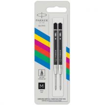 Parker - Recambio bolígrafo gel parker quink 2 07 mm negro parker