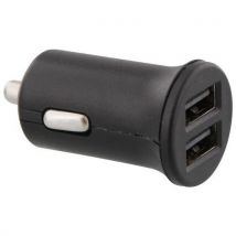 TNB - Cargador doble para encendedor usb 24 a - negro - t'nb