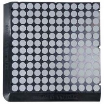 Wattelez - Matlast negro - 555x555 cm - puntos grises - 2 bordes