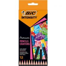 BIC - Lápices de colores intensity de mina suave - surtidos - bic