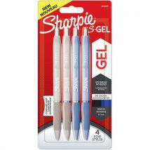 Sharpie - Bolígrafo de gel sharpie de punta media azul y negro