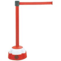 Novap - Poste c/correa c/soporte parking rojo/bl t sangle rouge