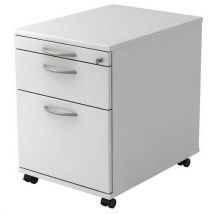 Hammerbacher - Cajonera móvil ac20 bm-blanca/frente blanco