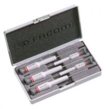 Facom - Estuche 5 destorn planos micro