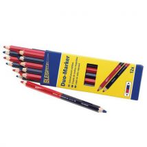 Lápiz bicolor rojo azul l: 175cm - Manutan