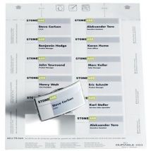 Durable - Paquete planchas de impres p/ rótulos 4x7 240 étiquettes