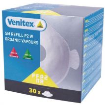 Delta Plus - Caja de 30 filtros ffp2w para máscara spider