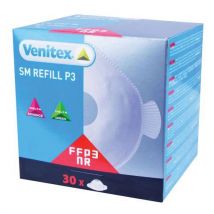 Caja 30 Filtros FFP3 para Máscara Spider - Protección Aerosoles Tóxicos - EPI - Delta Plus