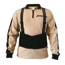 Faja Lumbar CEINT 04 Talla L Negro - Tejido Poliéster y Elastano - Soporte Ergonómico - Delta Plus