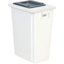 Probbax - Cubo de basura blanco de recogida selectiva - 60 l - probbax