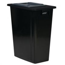 Probbax - Cubo de basura negro de recogida selectiva - 60 l - probbax