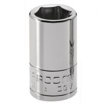 Facom - Vasos de 1/4 y 6 caras en pulgadas - r.9/32