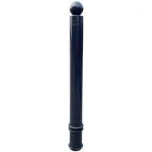 Viso - Poste con memoria de forma negro 80 cm para encastrar