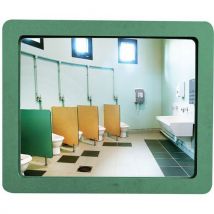 Kaptorama - Espejo irrompible verde - 54 x 44 cm - kaptorama