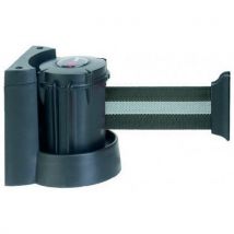 Novap - Soporte mural magnético longitud 3m negro/plata