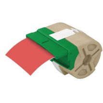 Leitz - Cartucho de cinta adhesiva roja para etiquetas de plástico - 88 mm x 10 m