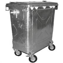 Vepabins - Contenedor móvil de acero galv peso: 150 kg cap.: 770 l